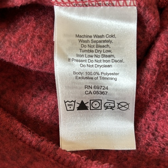 Women’s Columbia red and black speckled hoodie - Picture 5 of 5